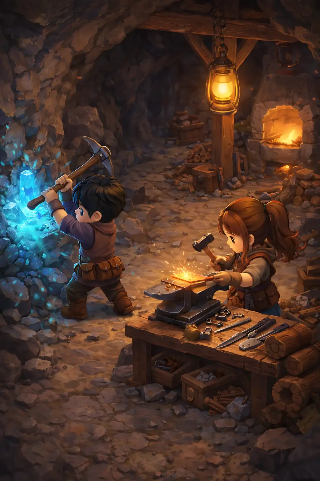 Concept art illustrating progression and movement